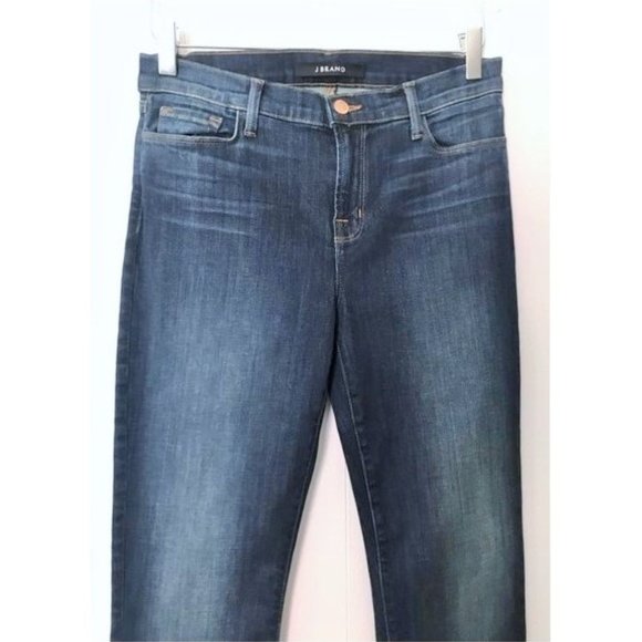 J BRAND SKINNY MID RISE DENIM JEANS SIZE 30 STORM BLUE - Picture 4 of 9